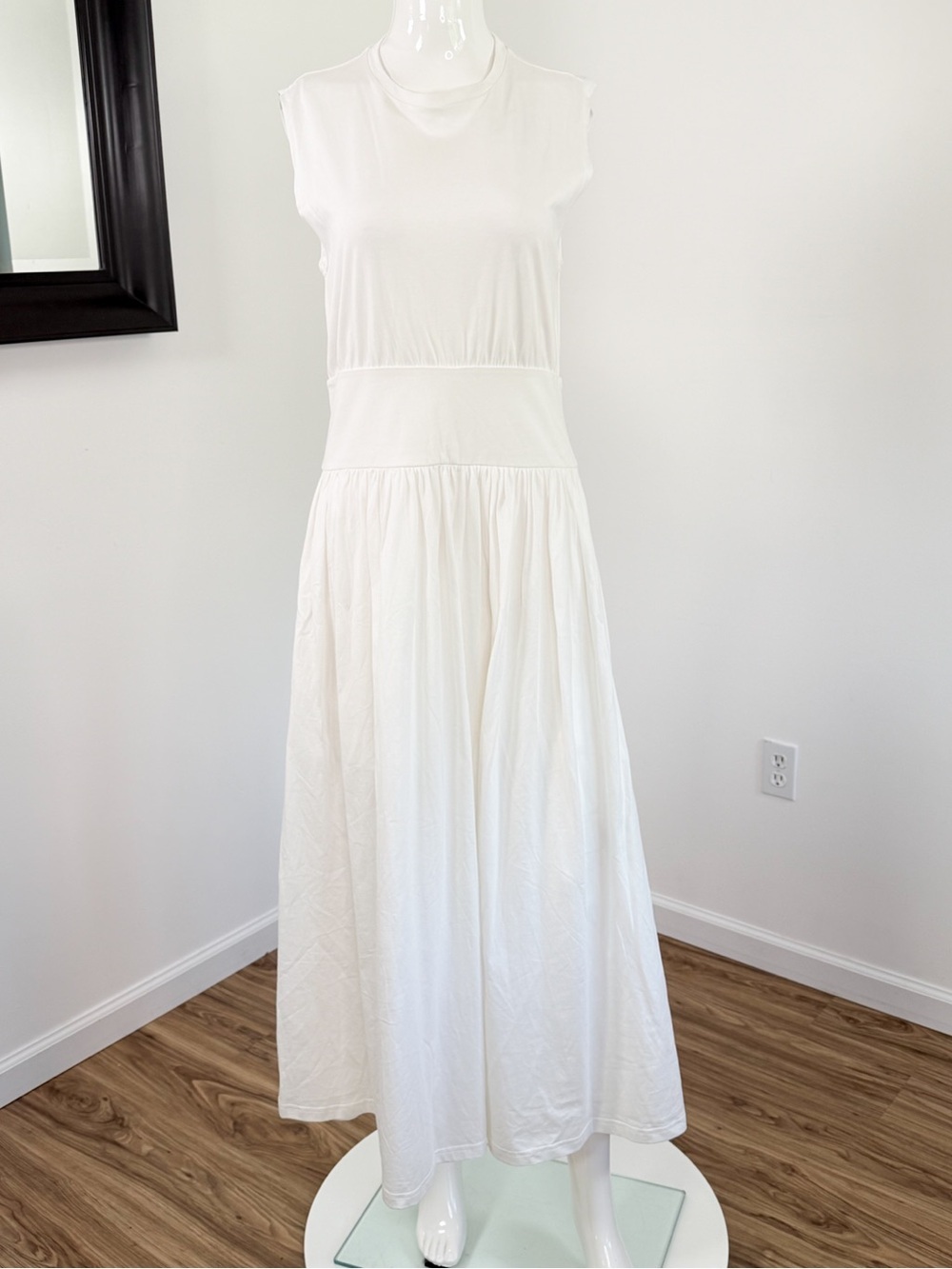 Toteme Sleeveless Cotton T-Shirt Dress Size Medium - Picture 6 of 14